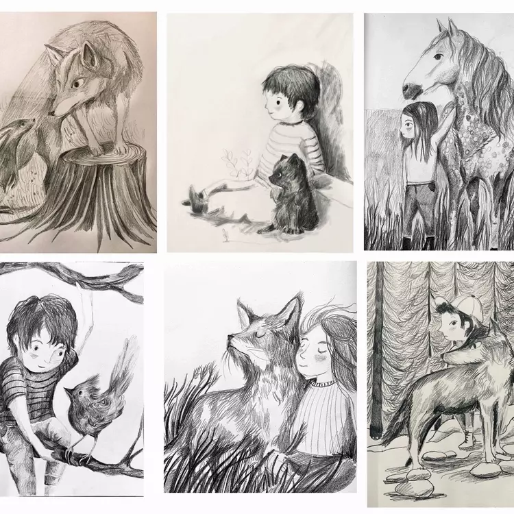 Animal and People Sketches 